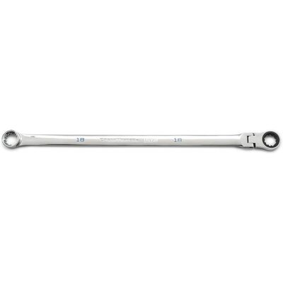 GearWrench 18mm 120XP Universal Spline XL GearBox Flex Head Ratcheting Wrench