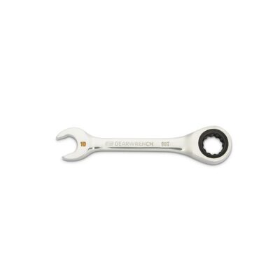 GearWrench 10mm 90-Tooth 12 Point Stubby Combination Ratcheting Wrench