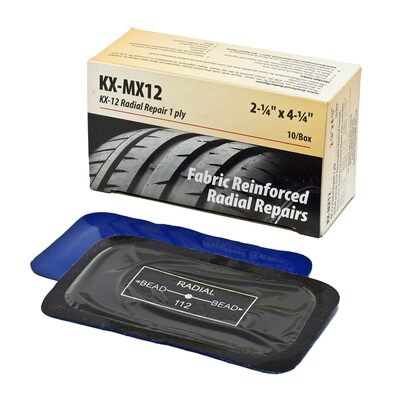 KEX Tire Repair COI MX Radial Repair Patch 2-1/4" x 4-1/4" (57mm x 108mm) 10 Count