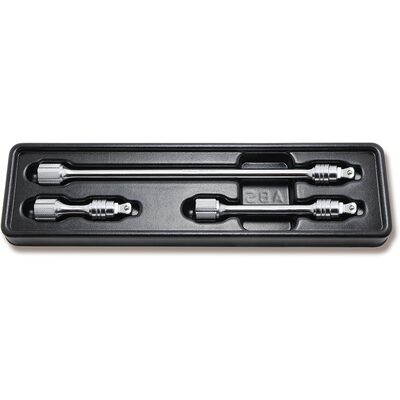 Ko-ken USA PK3763L/3 3/8 Sq. Dr. Locking Wobble-Fix Extension Bar 3 Piece Set