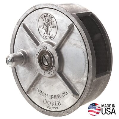 Klein Tools Tie Wire Reel, Lightweight Aluminum