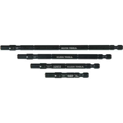 Klein Tools Hollow Magnetic Color-Coded Ratcheting Power Nut Drivers, 6-Piece