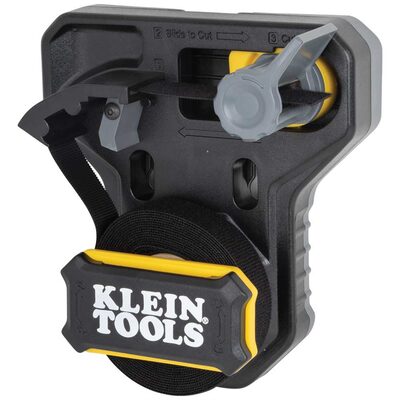Klein Tools Hook and Loop Tape, 3/4-Inch, 25-Foot, White, Custom Length Cable Ties
