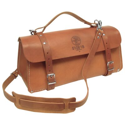 Klein Tools Deluxe Leather Bag, 24-Inch