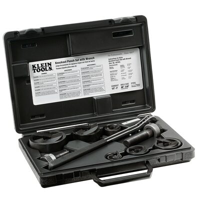 Klein Tools 0.875-Inch Knockout Punch for 1/2-Inch Conduit