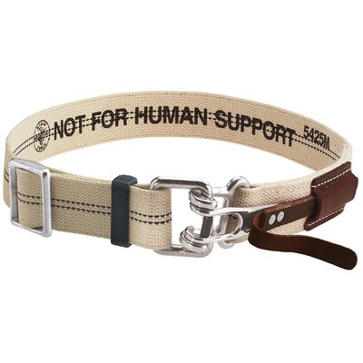 Klein Tools Padded Leather Quick-Release Belt, Medium