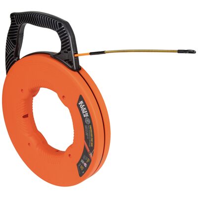 Klein Tools Wide Steel Fish Tape, 1/4-Inch x 25-Foot