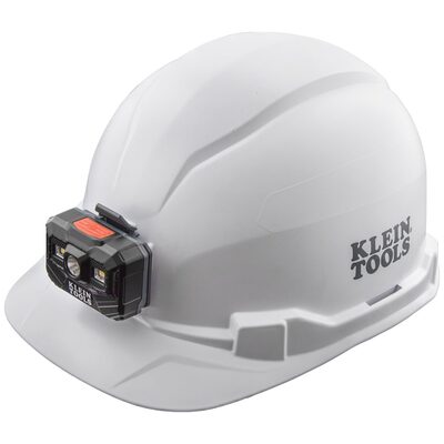 Klein Tools Hard Hat, Non-Vented, Cap Style, White