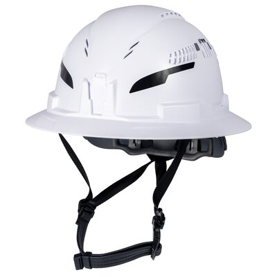 Klein Tools Hard Hat, Non-Vented, Full Brim Style, White