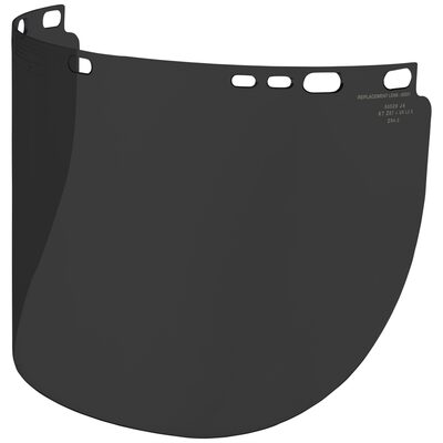 Klein Tools Face Shield, Full Brim Hard Hat, Gray Tint