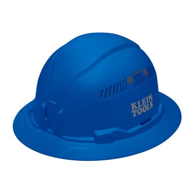 Klein Tools Hard Hat, Non-Vented, Full Brim Style, Gray