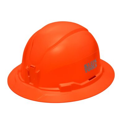 Klein Tools Hard Hat, Non-Vented, Full Brim Style, Red