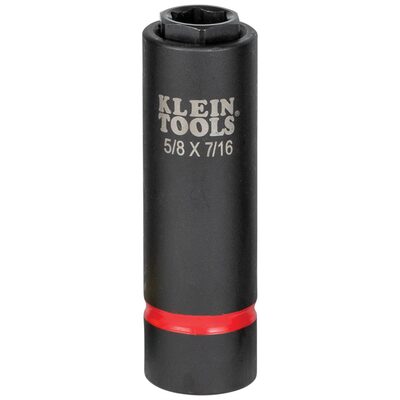 Klein Tools 2-in-1 Impact Socket Set, 6-Point, 6-Piece