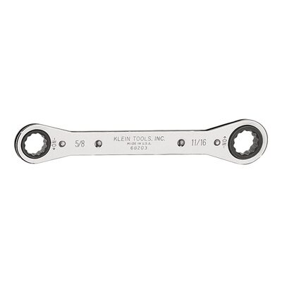 Klein Tools Ratcheting Box Wrench 3/8 x 7/16-Inch