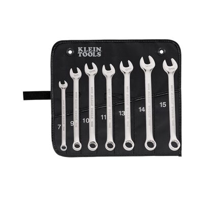 Klein Tools Combination Wrench Set, Metric, 7-Piece