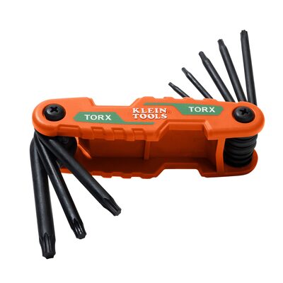 Klein Tools Compact Folding Hex Key Set, SAE