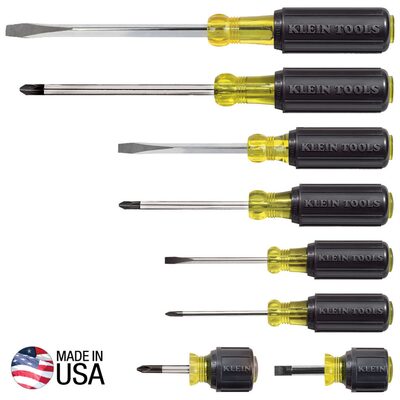 Klein Tools Screwdriver Set, Multi-Application, 8-Piece