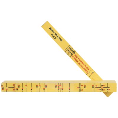 Klein Tools Fiberglass Folding Rule, Inside Reading