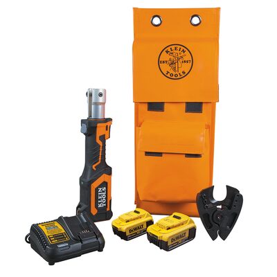 Klein Tools Battery-Operated Cutter, Cu/Al, 4 Ah