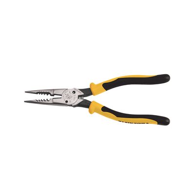 Klein Tools Pliers, All-Purpose Needle Nose, Spring Loaded, Cuts, Strips, 8.5-Inch