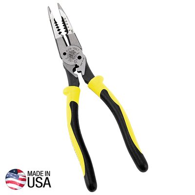 Klein Tools Pliers, All-Purpose Needle Nose Pliers with Crimper, 8.5-Inch