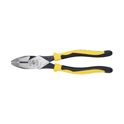 Klein Tools Journeyman&trade; Pliers Connector Crimp Side Cut 9-Inch