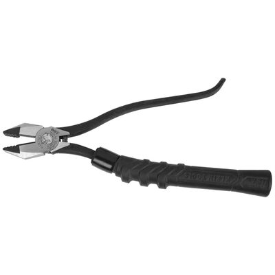 Klein Tools Slim-Head Ironworker's Pliers Comfort Grip, Aggressive Knurl, 9-Inch