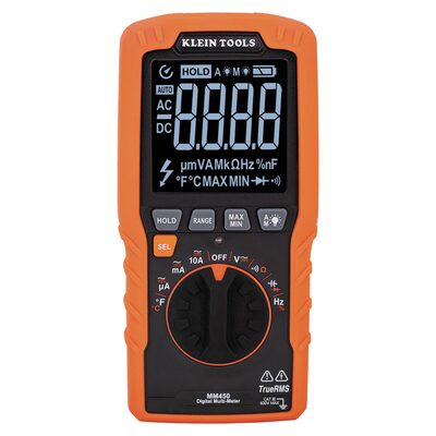 Klein Tools Slim Digital Multimeter, TRMS Auto-Ranging, 600V, Temp