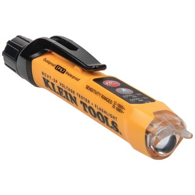 Klein Tools Dual Range Non-Contact Voltage Tester with Flashlight, 12 to 1000V AC