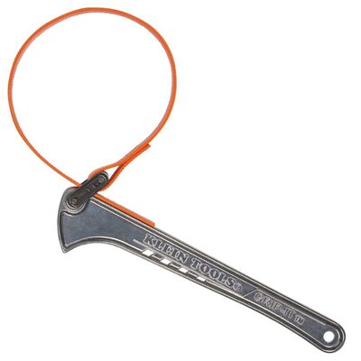 Klein Tools Grip-It Strap Wrench, 1-1/2 to 5-Inch, 12-Inch Handle