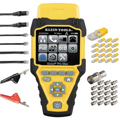 Klein Tools Scout&reg; Pro Max Network Cable Tester With Remote Set