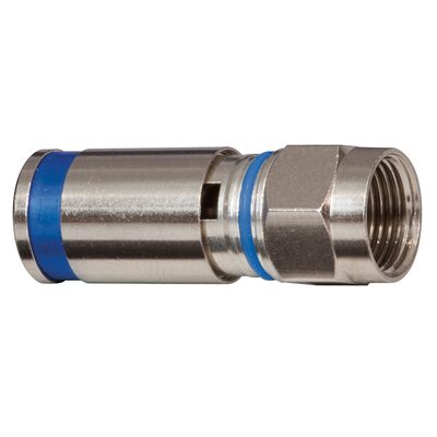 Klein Tools Weatherproof F-Compression Connectors RG6 50-Pack
