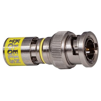 Klein Tools Universal BNC Compression Connectors RG6-R6Q 35-Pack