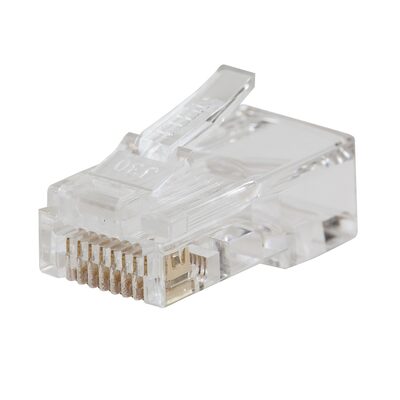 Klein Tools Pass-Thru&trade; Modular Data Plugs, RJ45-CAT6, 200-Pack