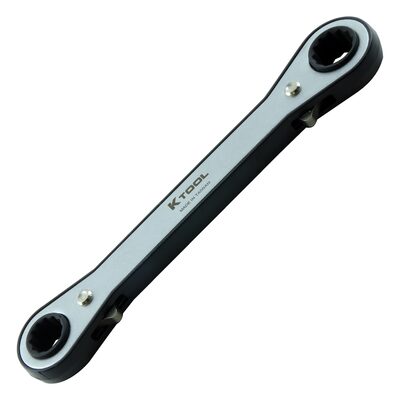 K Tool International Wrench 5/16 Inch (12 Point) x 1/4 Inch (6 Point) Ratcheting