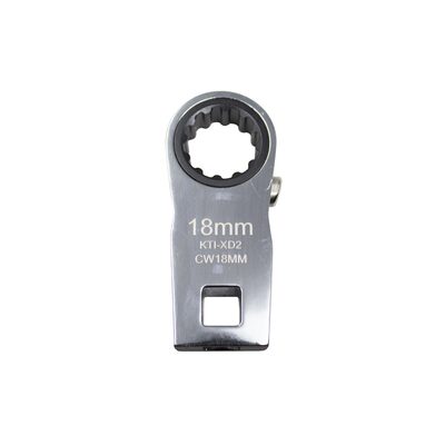 K Tool International Ratcheting Crowfoot Wrench 18mm 3/8 Inch Drive