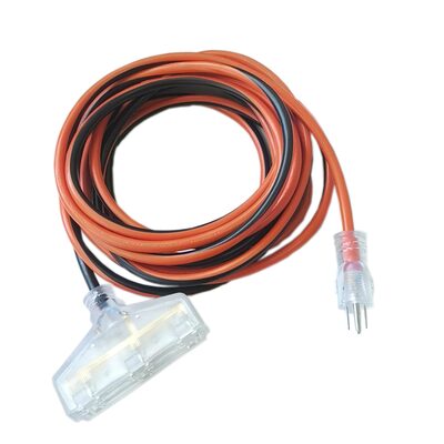 K Tool International 25 ft 14/3 Triple Tap Cord