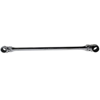 K Tool International Wrench 16mm x 18mm Metric Ratcheting Reversible Double Box Universal Spline 90 Tooth