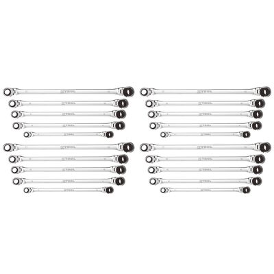 K Tool International 4 Sets of 5 Pc. Metric Double Box Univ Spline 90 Tooth