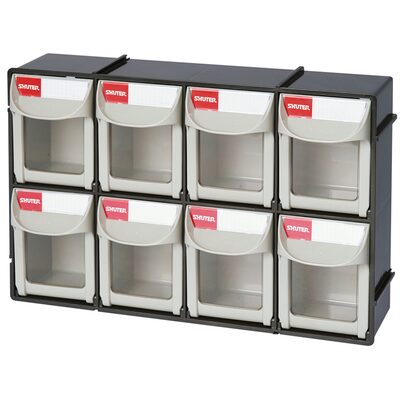 ShopSol Flip Out Part Storage Bins - 8 Compartment