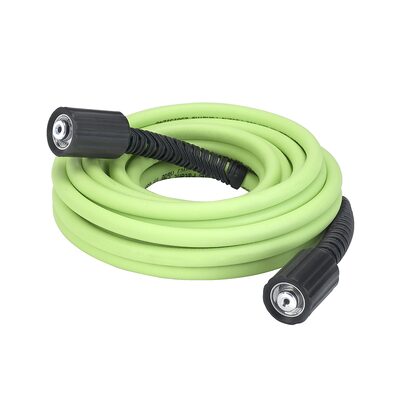 Legacy Manufacturing Flexzilla Pressure Washer Hose, 1/4" x 25�, 3100 PSI, M22 Fittings, ZillaGreen