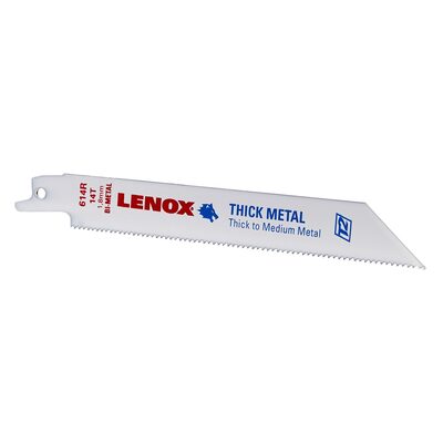 Lenox Tools Reciprocating Saw Blades, 614R, Bi-Metal, 6 in. Lo