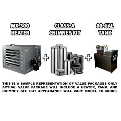 Lanair Products MX-300 HEATER PK A-NO STAND