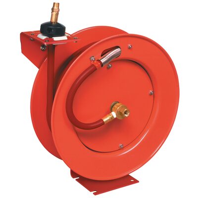 Lincoln Lubrication Value Series Air and Water 50' x 3/8" Retractable Hose Reel