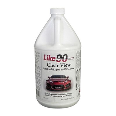 Like 90 Clear View 10034 Peelable Booth Coating, 1 gal Can, 400 sq-ft/gal Coverage, White