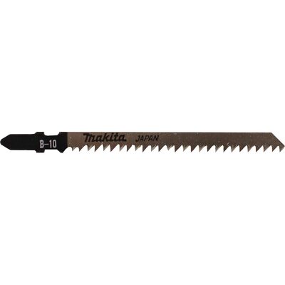 Makita Jig Saw Blade, T Shank, HCS, 4 1/8" x 9TPI, 3 1/8" Cutting Length (Pack of 5)