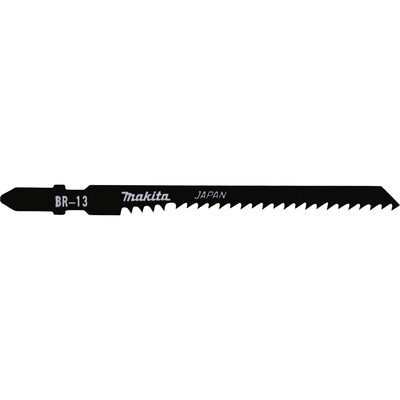 Makita Jig Saw Blade, T Shank, HCS, 4 1/8" x 9TPI, 2 1/2" Cutting Length (Pack of 5)