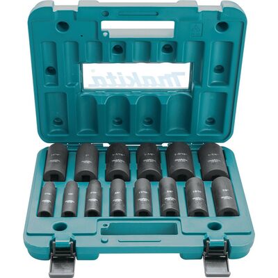 Makita 14 Pc. 1/2" Drive Deep Well Impact Socket Set