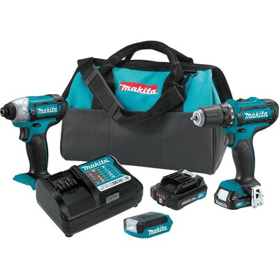 Makita 12V CXT 2.0 Ah Cordless 3-Piece Combo Kit