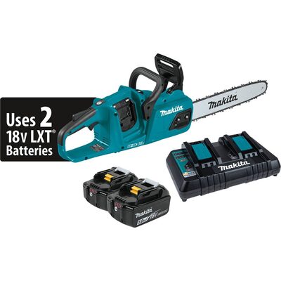 Makita 36V (18V X2) LXT&reg; Brushless 14" Chain Saw Kit (5.0Ah)